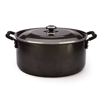 تصویر  قابلمه گرانیتا زرساب قطر ۴۰ سانت با درب فلزی