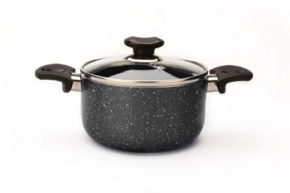 تصویر  قابلمه گرانیت زرساب مدل ویولت  سایز 18