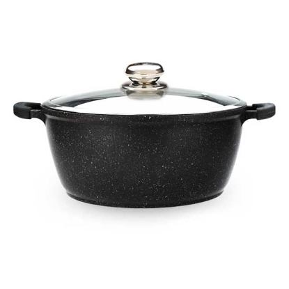 تصویر  قابلمه گرانیت زرساب مدل گریپ سایز 32