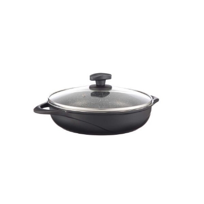 تصویر  تابه دو دسته درب دار عروس مدل ویکتوریا سایز 24