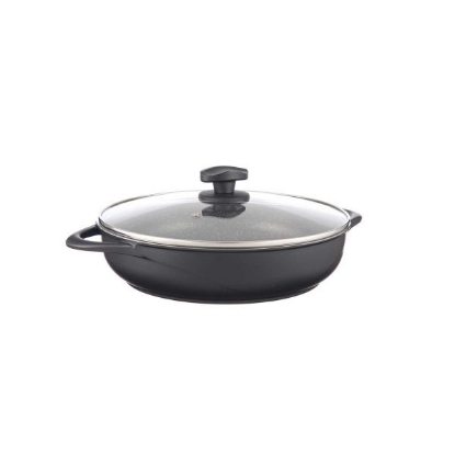 تصویر  تابه دو دسته درب دار عروس مدل ویکتوریا سایز 32