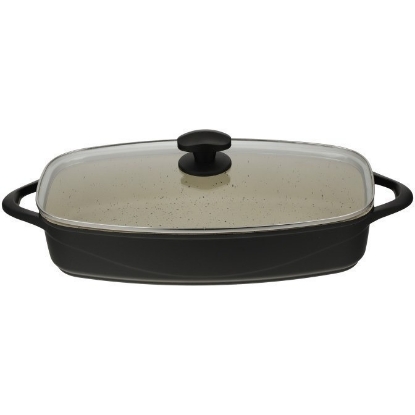 تصویر  تابه ماهی درب دار عروس مدل ویکتوریا سایز بزرگ